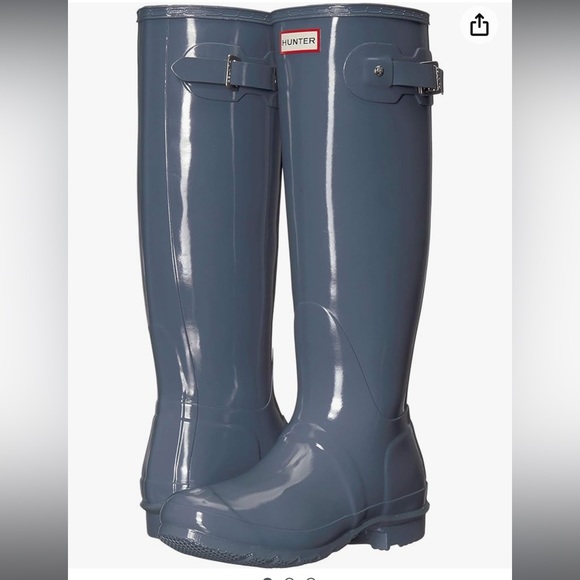 HUNTER BOOTS GREY🩶❤️NWOT